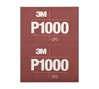 3M Hookit Flexible Abrasive Hand Sheet 34340 5.5 in x 6.8 in 800+ Grade 25 Pack Long Lasting Blend Sanding Blending