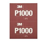 3M Hookit Flexible Abrasive Hand Sheet 34341, 5.5 in x 6.8 in, 1000+ Grade, 25 Pack, Long Lasting, Blend Sanding, Defect Removal