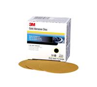 3M Hookit Gold Disc 216U, 00914, 3 in, P320 Grade, 50 Discs, Automotive Abrasive Discs