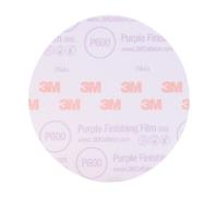 3M Hookit Purple Finishing Film Abrasive Disc 30671 6 in 600+ Grade 50 Pack Clear Coat Sanding Paint Finishing Defect Removal Long Lasting