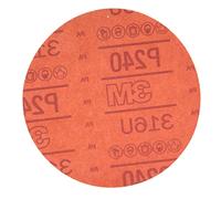 3M Hookit Red Abrasive Disc, 01220, 6 in, P240, 50 discs per carton