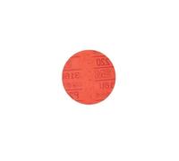 3M Hookit Red Abrasive Disc, 01297, 5 in, 220+ Grit No Hole, Pack of 50 for Auto Sanding, Primer Sanding, E-Coat Sanding