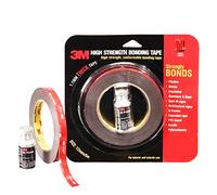 3M IA120100531 Hi Strength Bond Tape (12 mm x 5 m 1 Roll + Primer)