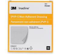 3M Inadine 9.5cm x 9.5cm 10 Non-Adherent Dressing