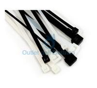 3M KE234000054 FS 160 AW-C Pack of 100 Black Cable Ties