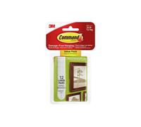 3M Large White Picture Hanging Adhesive Strips - Pack of 12