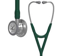 3M Littmann Cardiology IV Diagnostic Stethoscope, Standard-Finish Chestpiece, Hunter Green Tube, Stainless Stem and Headset, 69 cm, 6155