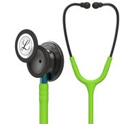 3M Littmann Classic III Monitoring Stethoscope, Smoke Chestpiece, Lime Green Tube, Blue Stem and Smoke Headset, 27 inch, 5875