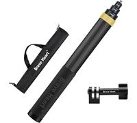 3m Long Extended Invisible Selfie Stick | for Insta360 X5 X4 Insta 360 x5 x4 X3 ONE RS/X2/R/X Action Cameras for DJI OSMO 360 Accessories (14 to 118") (Gold)