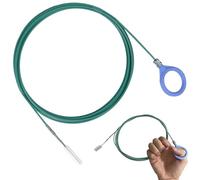 3m Long Flexible Feeding Tube Cleaning Brush Slim Drain Hole Cleaning Tool Drain Unblocker Wire Refrigerator Hose Pipe Sink Snake Drain for Car Sunroof Aquarium Air Conditioner Tube Upgraded