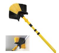 3m Long Reach Angled Cobweb Duster Telescopic Extending Brush Long Handle with 180 Degree Adjustable Head Extending Cleaning Swivelling Brush