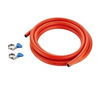 3m LPG Gas Hose with Clamps, 8mm Diameter, 10 Bar Pressure