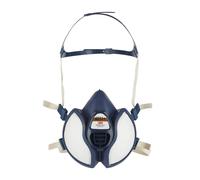 3M Maintenance Free Half Mask 4251+, Reusable Respirator, FFA1P2 R D Filters, Multicoloured, One Size