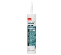3M Marine Grade Silicone Sealant, Clear, PN08029, 304 mL Cartridge | For above the waterline interior/exterior sealing on RVs, boats and more