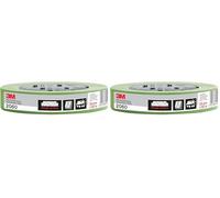 3M Masking Tape 2060 Rough Surfaces, high tack, UV stable, indoors & outdoors, 24 mm x 50 m (Pack of 2)
