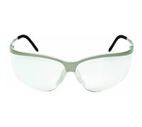 3M Metaliks Sport Safety Glasses, Metal Frame, Anti-Scratch / Anti-Fog, Clear Lens, 71461-00001