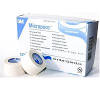 3M Micropore Medical Surgical Paper Tape 2.5cm X 9.1m - 1530-1