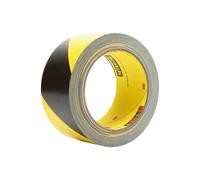 3M MMM57022 2 in. x 36 Yard Diagonal Stripe Safety Tape, Black & Yellow