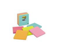 3M MMM6756SSMIA 3 x 3 in. Post-it Notes Super Sticky Adhesive Notes Pad, Miami