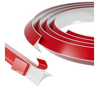 3M Moulding Trim Silicone Quadrant Trim Coving Self Adhesive Wall Corner Edging Strip for Kitchen Shower Skirting Board Laminate Flooring Wall Corner Tile Edging (3M(15 * 15mm))