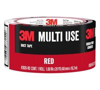 3M Multi-Use Colored Duct Tape, Red with Strong Adhesive and Water-Resistant Backing, Multi-Surface 3M Duct Tape for Indoor and Outdoor Use, 1.88 Inches x 20 Yards, 1 Roll (3920-RD)