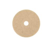 3M Natural Blend Tan Pad 3500, 18", 5/Case, Use for High Speed Burnishing on Harder Finishes and High Traffic Conditions