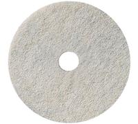 3M Natural Blend White Pad 3300, 17" (Case of 5)