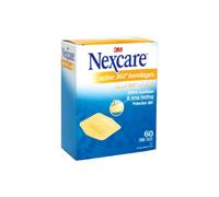 3M Nexcare Active Bandages 60's, Water Resistant Adhesive, Will Stick To Damp Skin