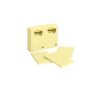 3M Office Products Canary Yellow Sticky note Notes With Lined, 4 x 6 in.