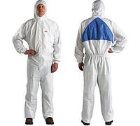 3M Overalls 4540 PU Coated Polyester L Light breathable White