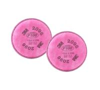 3M P100 Respirator Filter 2096 1 Pair Helps Protect Against Oil and Non-Oil Based Particulates Nuisance Level Acid Gas Relief Dust Fumes an