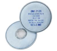 3M P2R Filter Pairs Bayonet Fitting System White 2128 (Pack of 20)