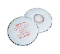 3M 2138 P3 R Particulate Filters Fine Dust & Oil Water Based Pack One Pair