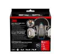 3M P95/OV Paint Project Quick Latch Reusable Respirator 6502QL Medium Size NIOSH-APPROVED Organic Vapor Cartridge & P95 Rated Filters With 3M