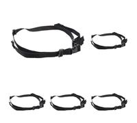 3M PELTOR Chinstrap for Hard Hat Series G3000, 3 Point, GH4,Black (Pack of 5)