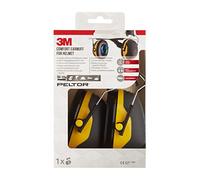 3M Peltor Comfort Earmuff for Helmet X2P3E, Yellow, (94-105 dB)
