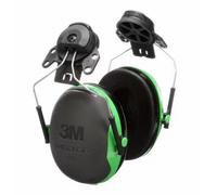 3M PELTOR Helmet Attached Earmuffs X1P3E, 10/Case Protective helmet earmuff