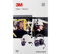 3M PELTOR LiteCom Headset, 33 dB, PMR 446 MHz, Hard Hat Attached
