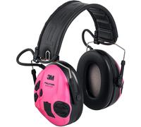 3M PELTOR MT16H210F-478-RE SportTac Headset Pink Cup Headband Free UK Shipping