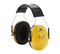 3M Peltor Optime I, H510AC1, Ear Muffs Headband, Lightweight Ear defenders, Hearing Protection reduces noise level by up to 27dB, Pack of 1, Yellow