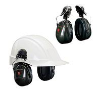 3M PELTOR Optime II Earmuffs, 30 dB, Green, Helmet Mounted, H520P3E-410-GQ-01, 7000107763