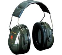 3M PELTOR Optime II Earmuffs, 31 dB, Green, Headband, H520A-407-GQ