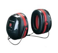 3M™ PELTOR™ Optime™ III Earmuffs, 35 dB, Black/Red, Neckband, H540B-412-SV