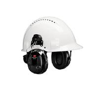 3M PELTOR ProTac III Headset, 25 dB, Slim Cups, Black, Helmet Mounted, MT13H220P3E