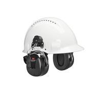 3M PELTOR WorkTunes Pro Helmet Mounted Headset with FM Radio, Noise Isolation, White, Adults, Workers, Noisy Environments, Hearing Protection
