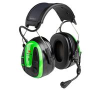 3M PELTOR WS ALERT XPV Solar Headset, MRX21A1WS7, Headband, App, Connected App, MultiPoint Bluetooth, Noise Cancelling Microphone, Green