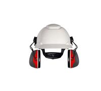 3M Peltor X3P3E-RD Helmet Mounted Ear Defenders