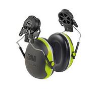 3M PELTOR Earmuffs, Hi-Viz, Helmet Mounted, X4P3