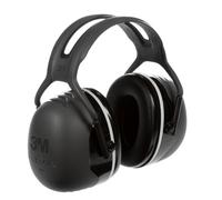 3M Peltor X5A Ear Defenders with Headband, Earmuffs for Reliable Hearing Protection Against High Noise Levels in Industrial Settings, 37 dB, Black, O