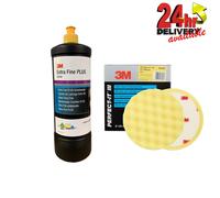 3M Perfect it Extra fine compound yellow top and yellow polishing pads 150mm